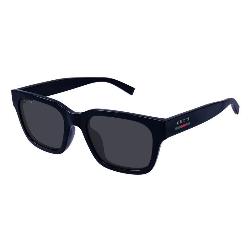 Gucci GG1857S001 Rectangle Full Rim Sunglasses — Black by Gucci