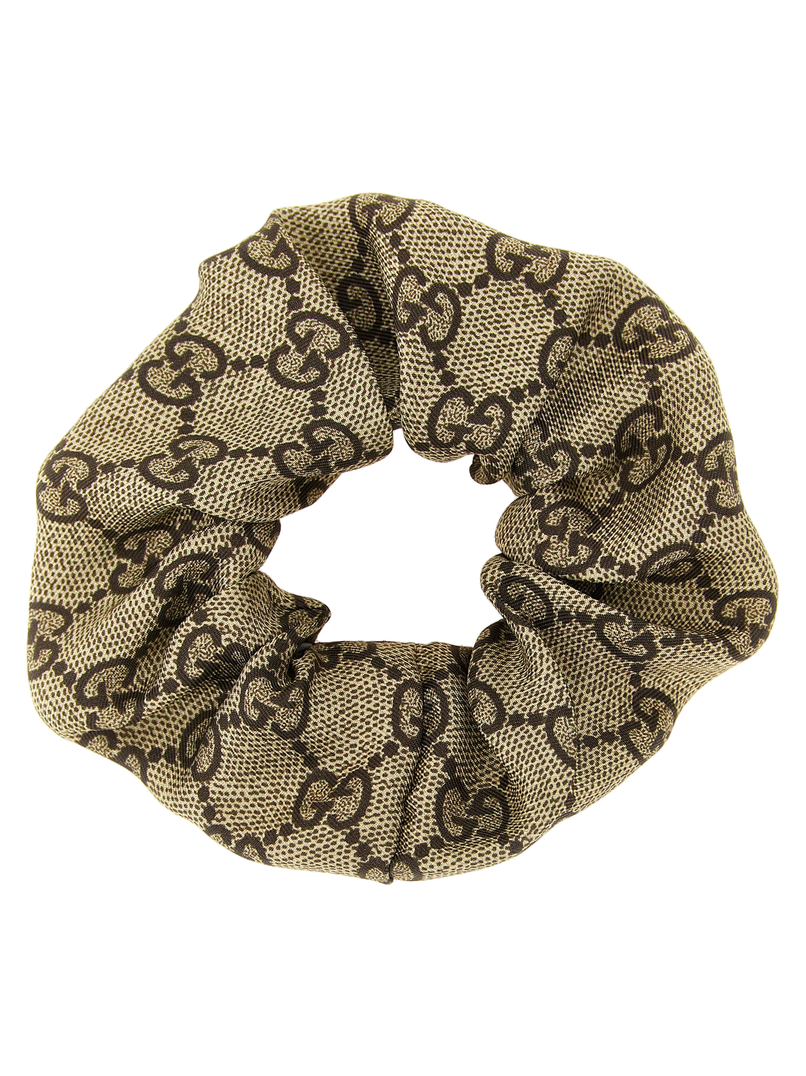 Gucci GG Monogram Silk Hair Band — Beige by Gucci