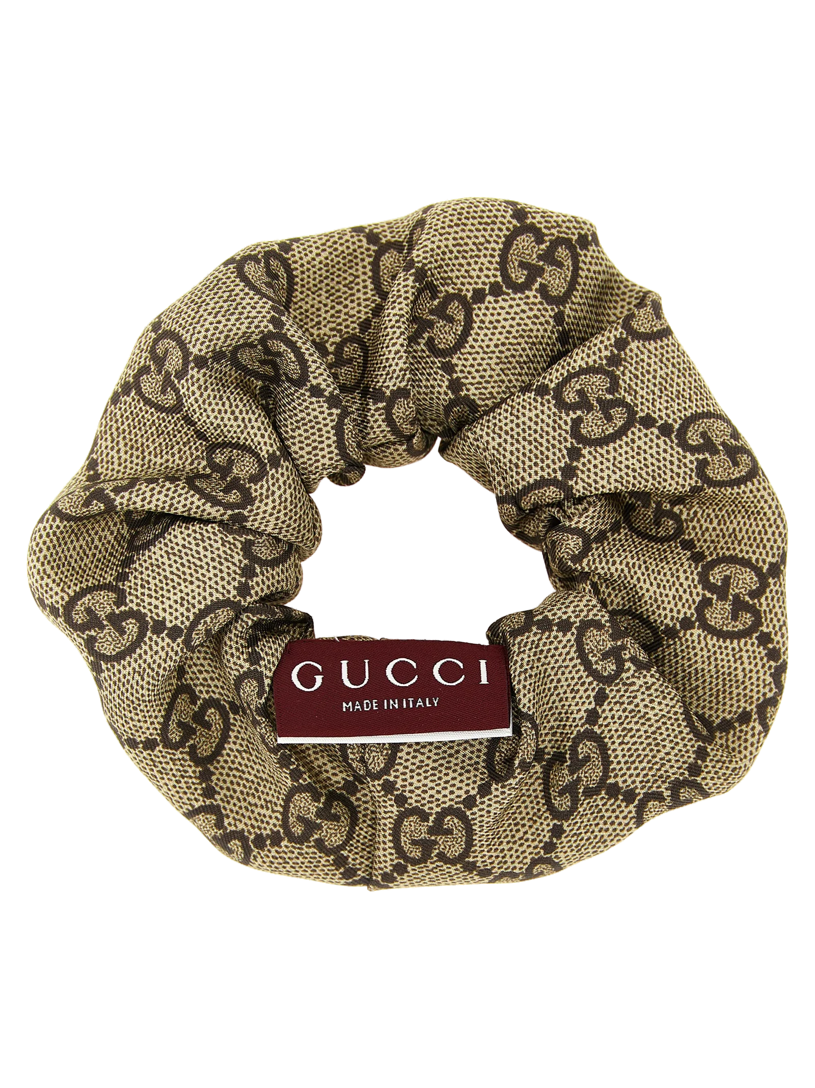 Gucci GG Monogram Silk Hair Band — Beige, view 2