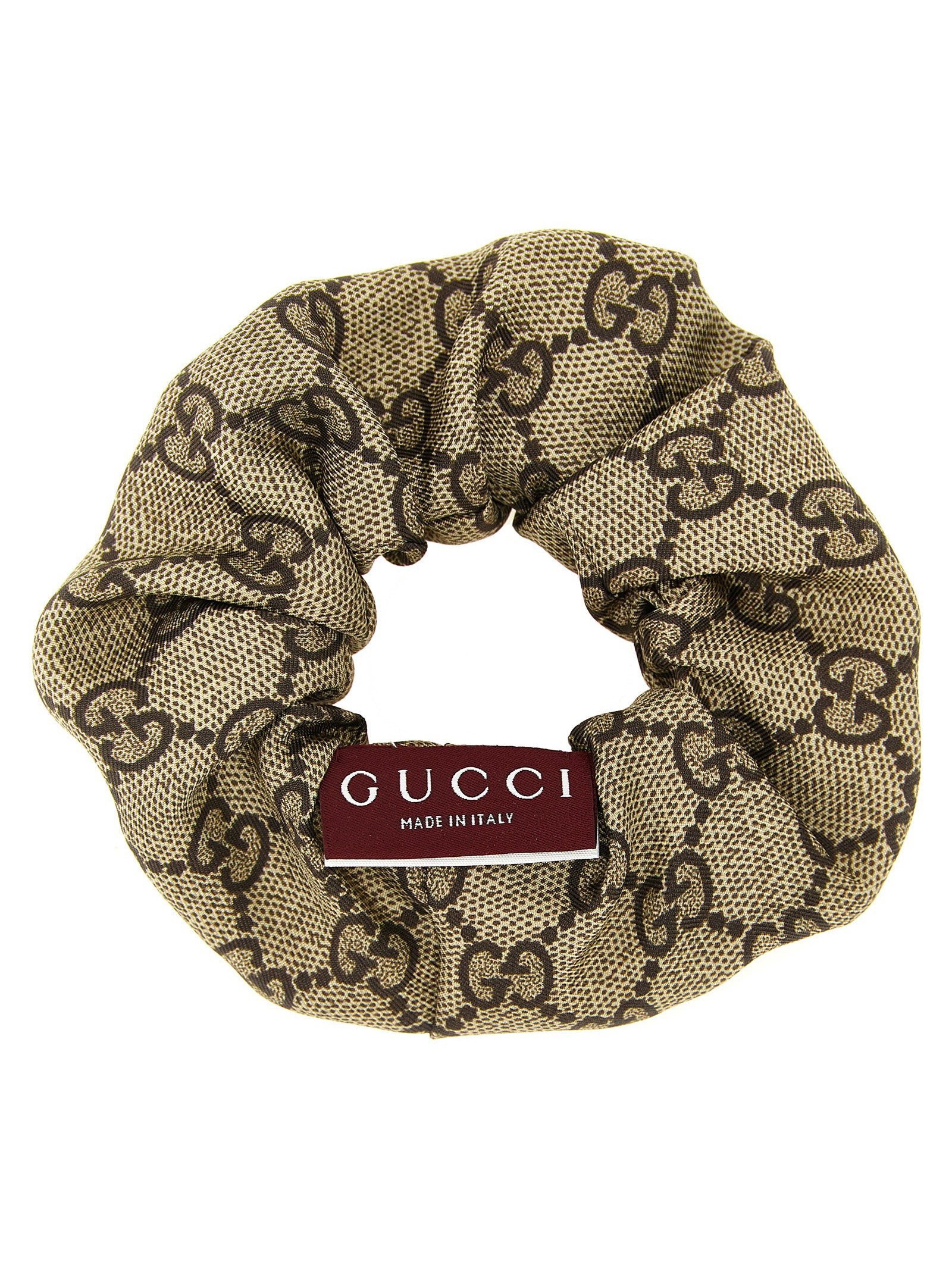 Gucci GG Monogram Silk Hair Band — Beige, view 2