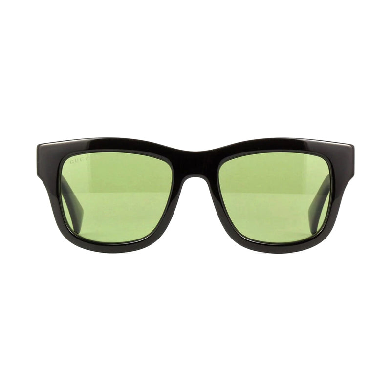 Gucci Square Full Rim Sunglasses — Black, view 2