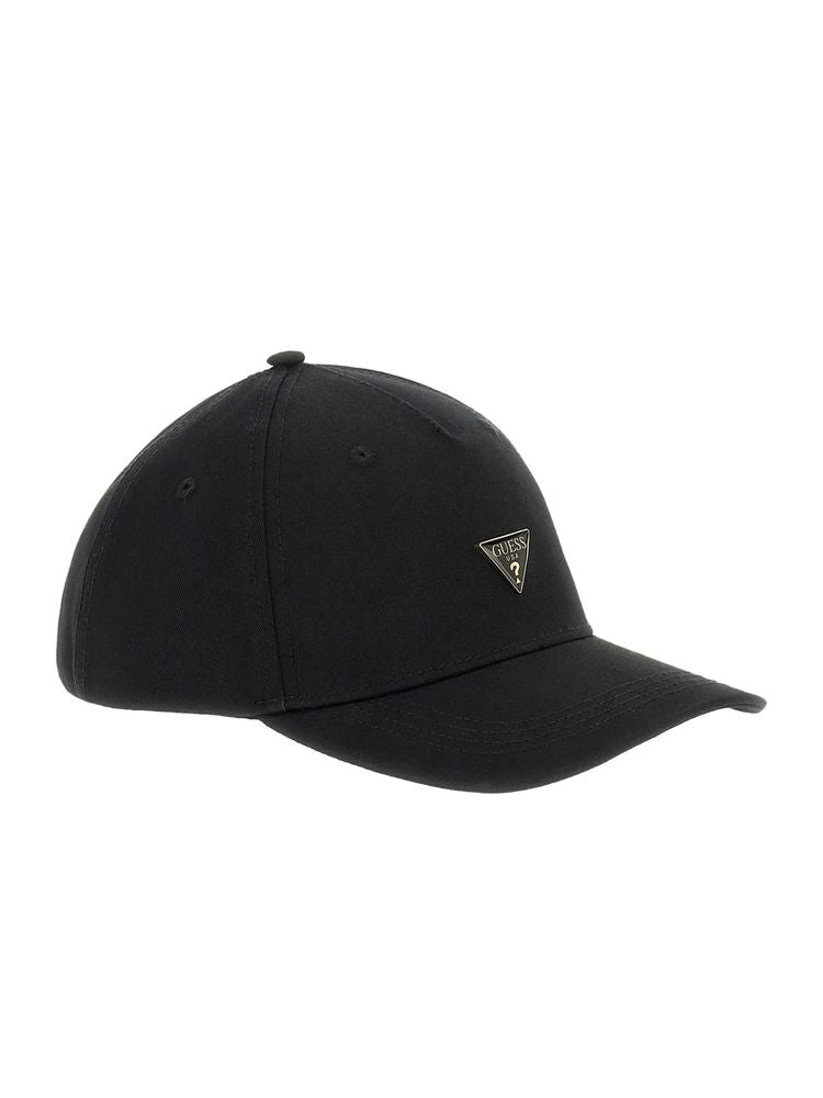 Guess AW5608 Cotton Gabardine Baseball Cap — Black by Guess