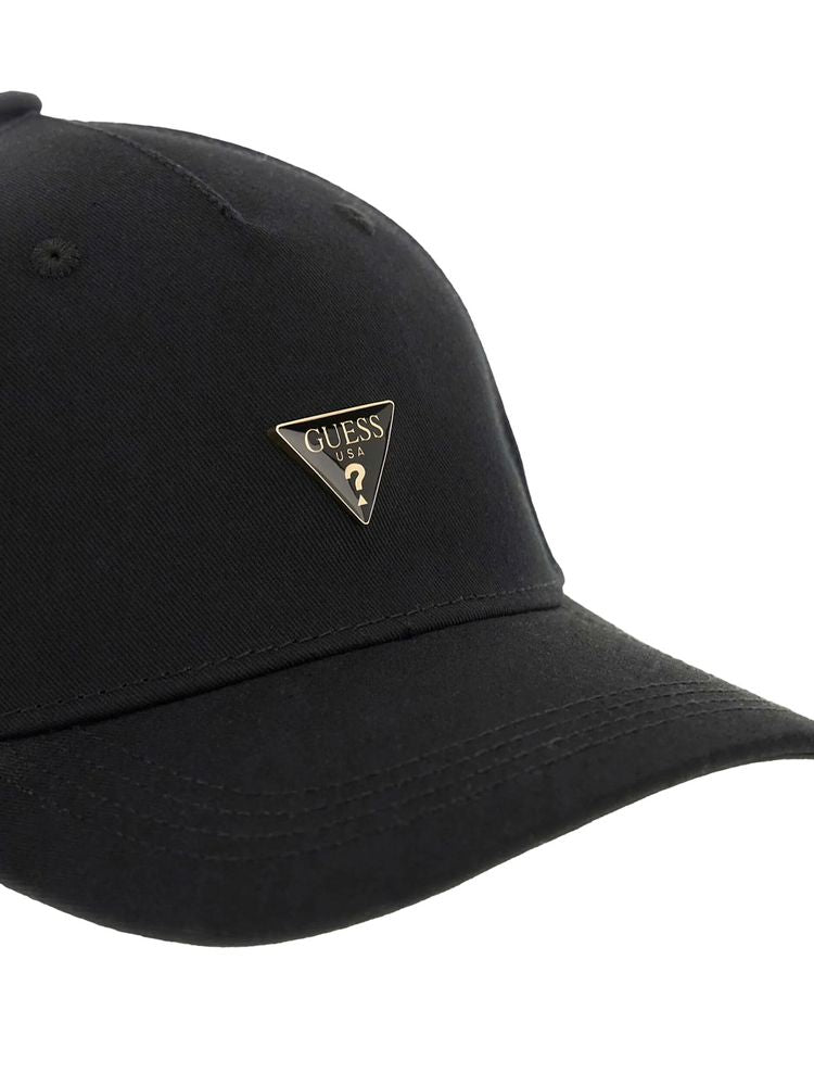 Guess AW5608 Cotton Gabardine Baseball Cap — Black, view 3