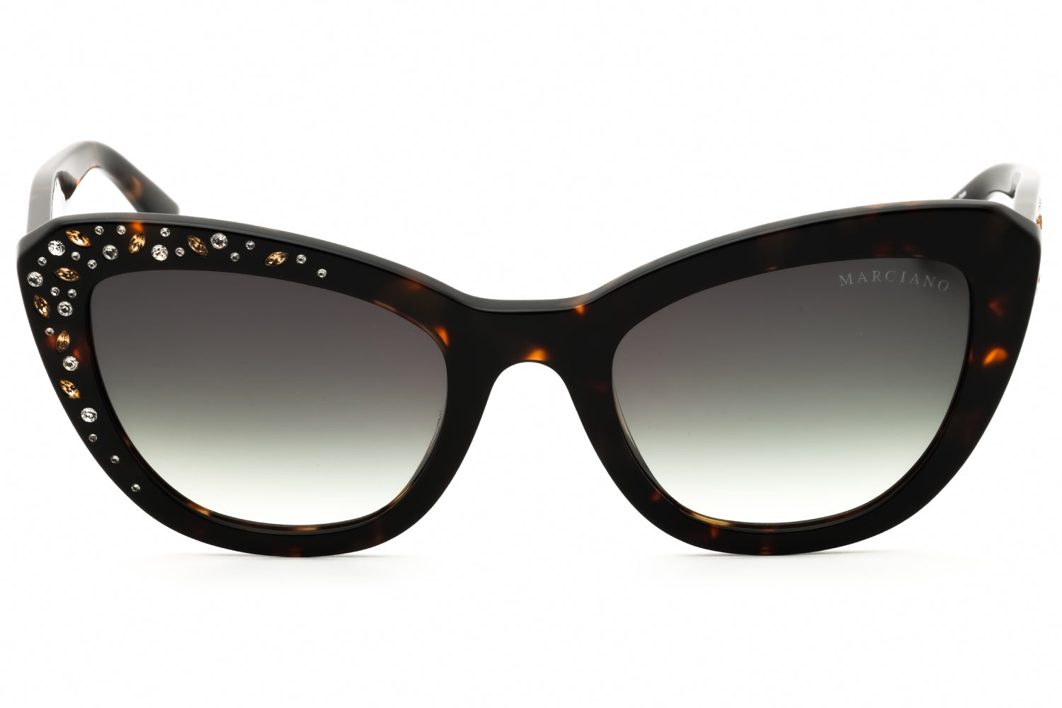 Guess By Marciano GM00016 Cat Eye Acetate Sunglasses — Black, view 2