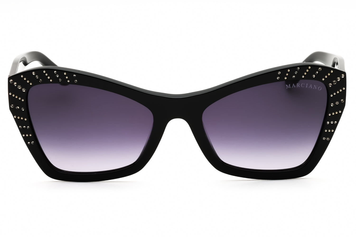 Guess By Marciano GM00020 Gradient Smoke Cat-Eye Sunglasses — Black, view 2