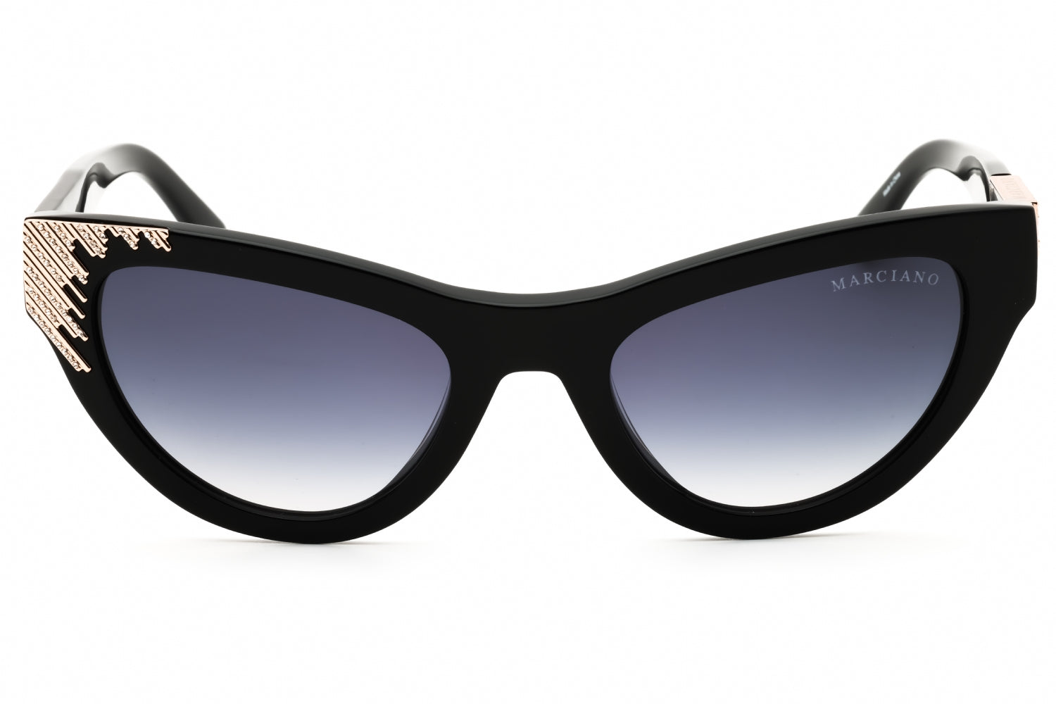 Guess By Marciano GM00025 Cat-Eye Acetate Sunglasses — Black, view 2
