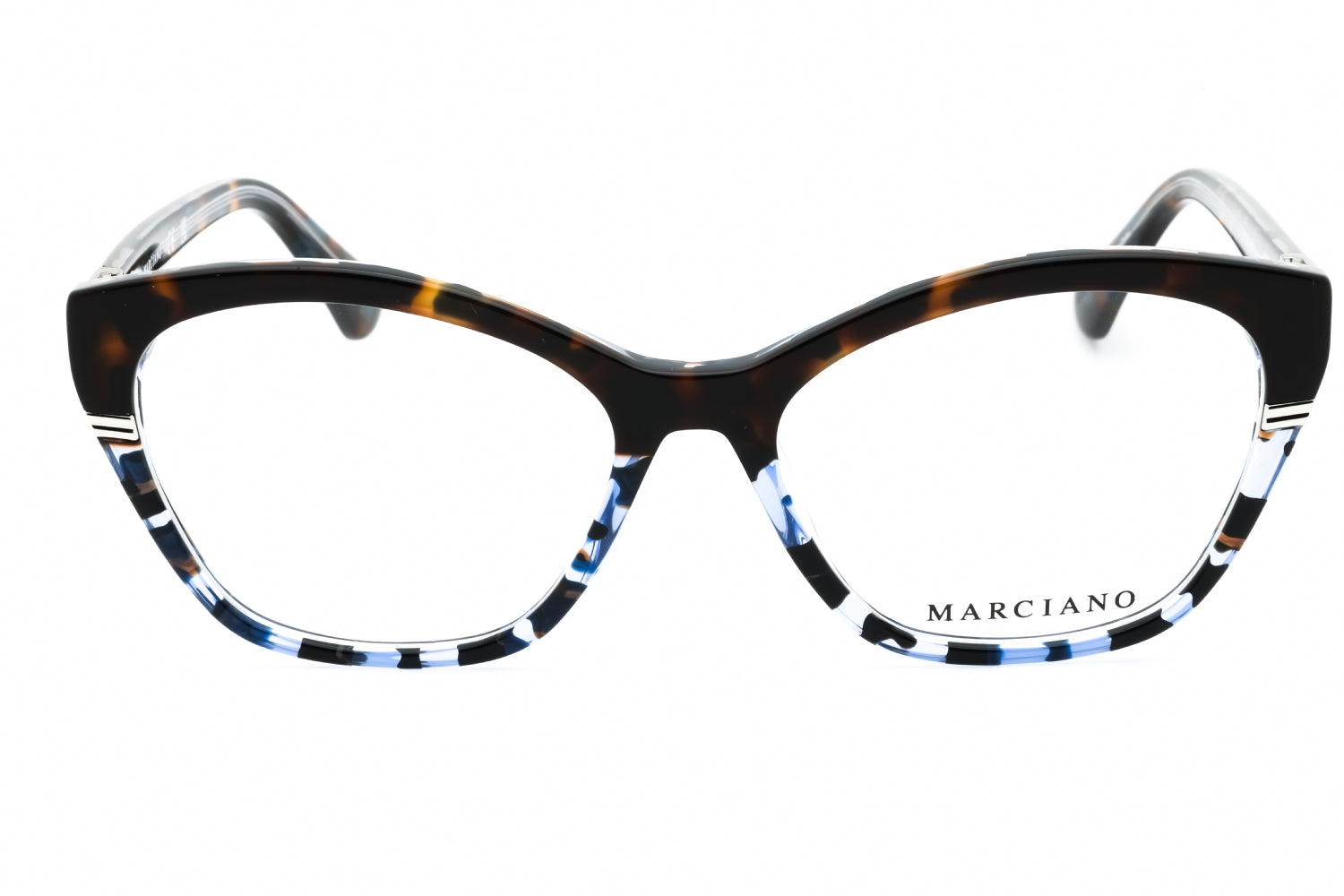 Guess By Marciano GM0376 Cat-Eye Acetate Eyeglasses — Brown, view 2