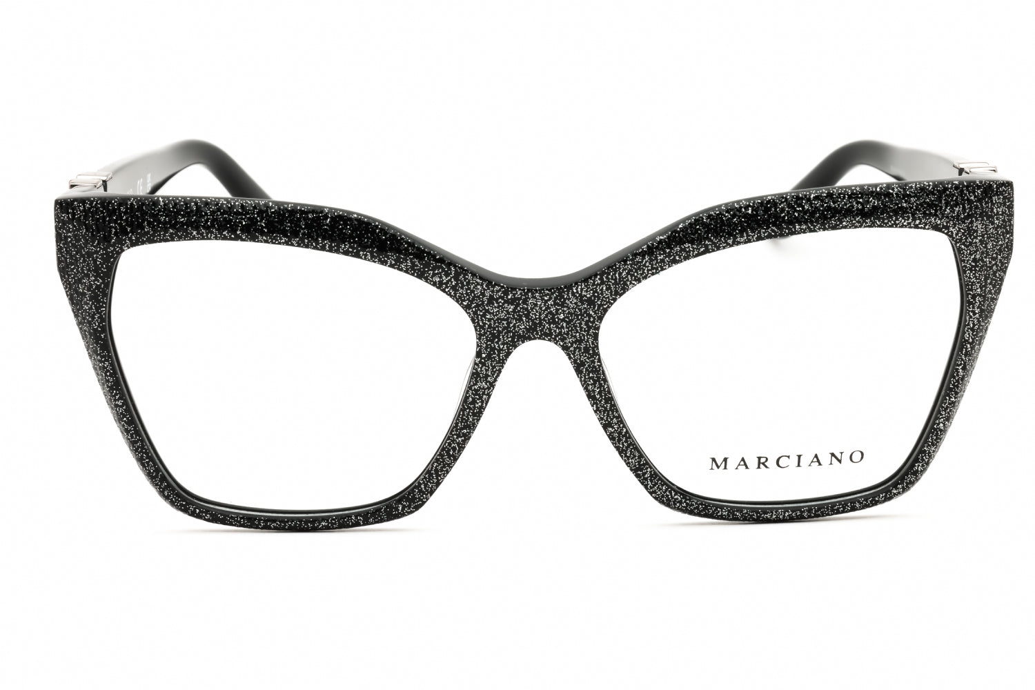 Guess By Marciano GM50009 Cat Eye Acetate Eyeglasses — Black, view 2
