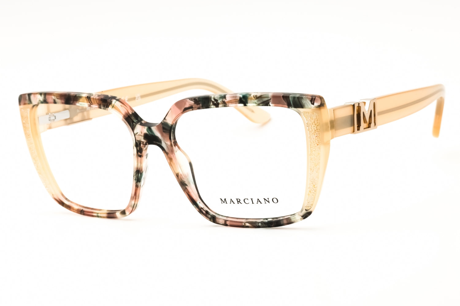 Guess By Marciano GM50013 Eyeglasses — Beige by Guess By Marciano