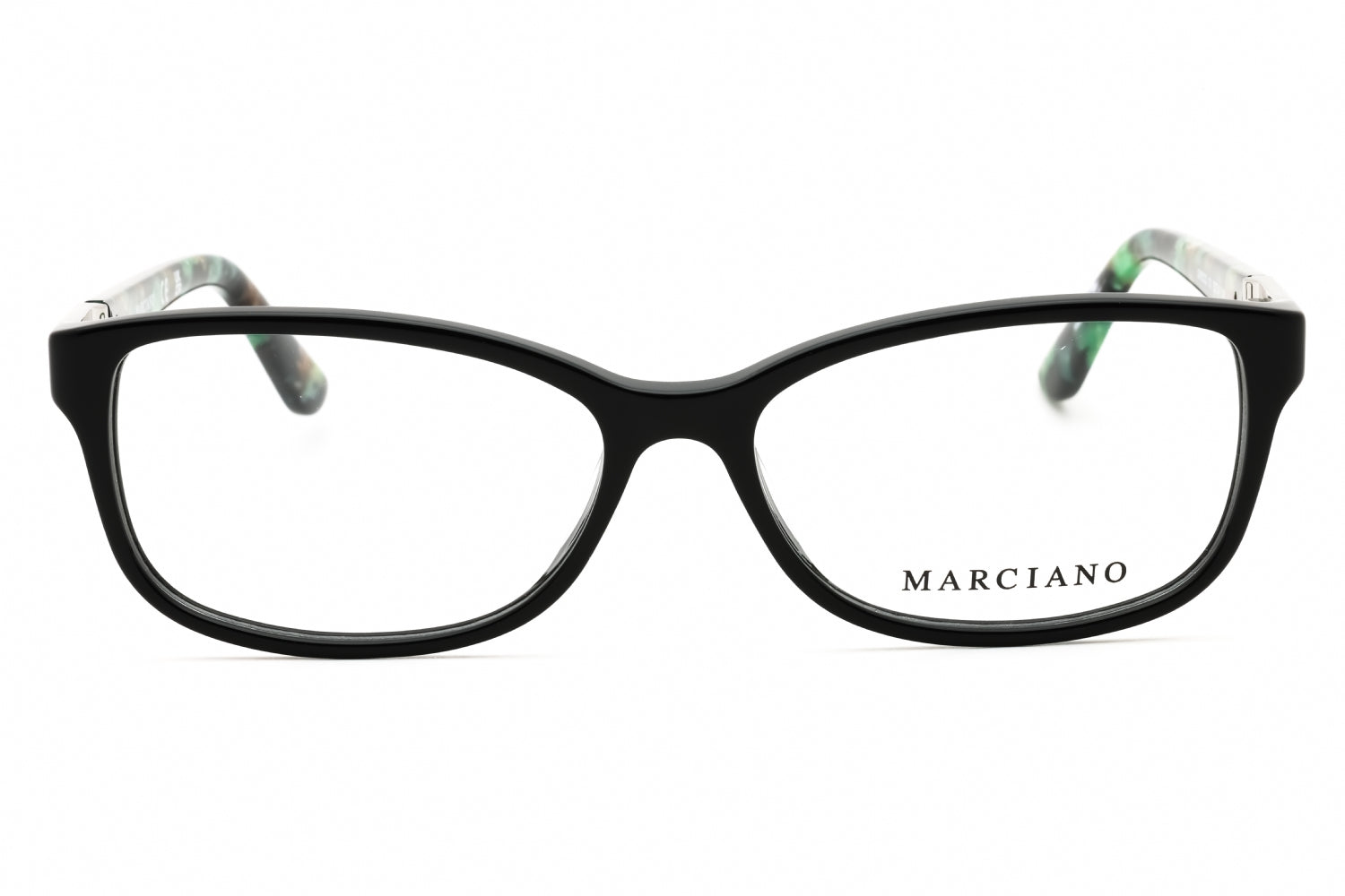 Guess By Marciano GM50022 Rectangular Acetate Eyeglasses — Black, view 2