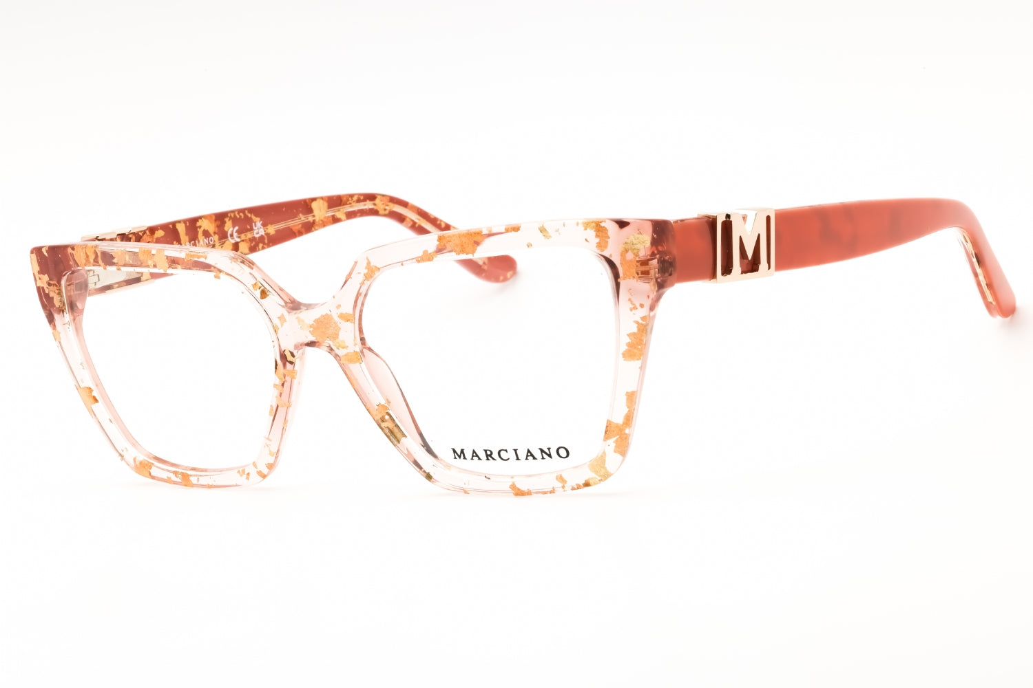 Guess By Marciano GM50028 Tortoiseshell Acetate Eyeglasses — Pink by Guess By Marciano