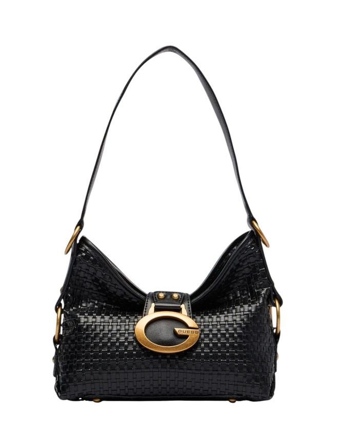 Guess Camden Mini Synthetic Shoulder Bag — Black by Guess