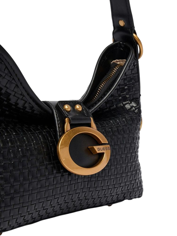 Guess Camden Mini Synthetic Shoulder Bag — Black, view 2