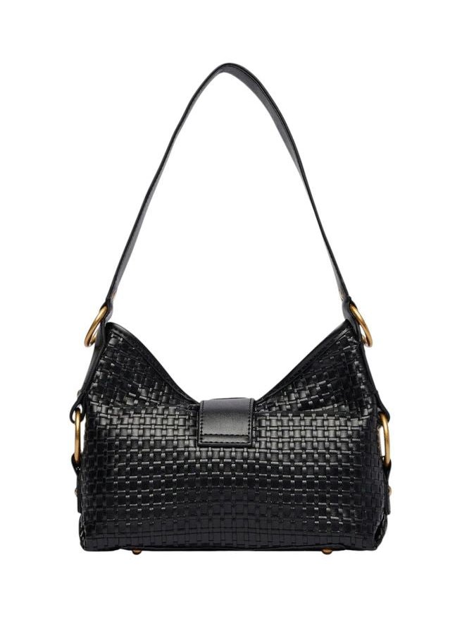 Guess Camden Mini Synthetic Shoulder Bag — Black, view 3