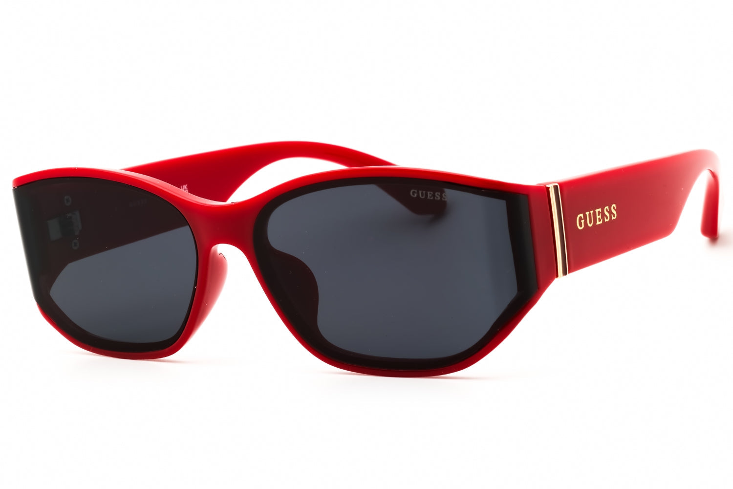 Guess Factory GF00066 Oval Injected Propionate Sunglasses — Red by Guess Factory
