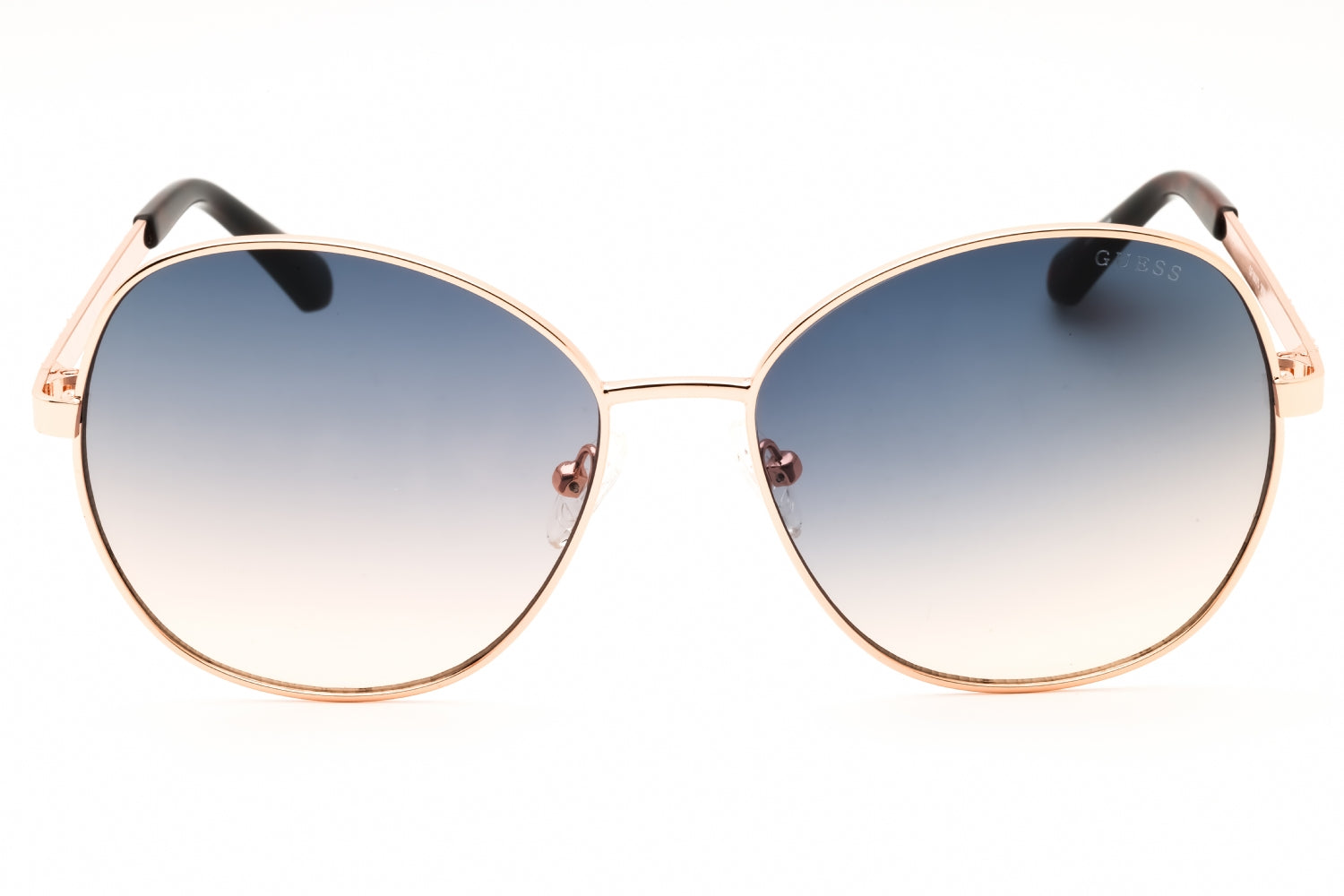 Guess Factory GF00075 Round-Frame Gradient Lens Sunglasses — Rose Gold, view 2