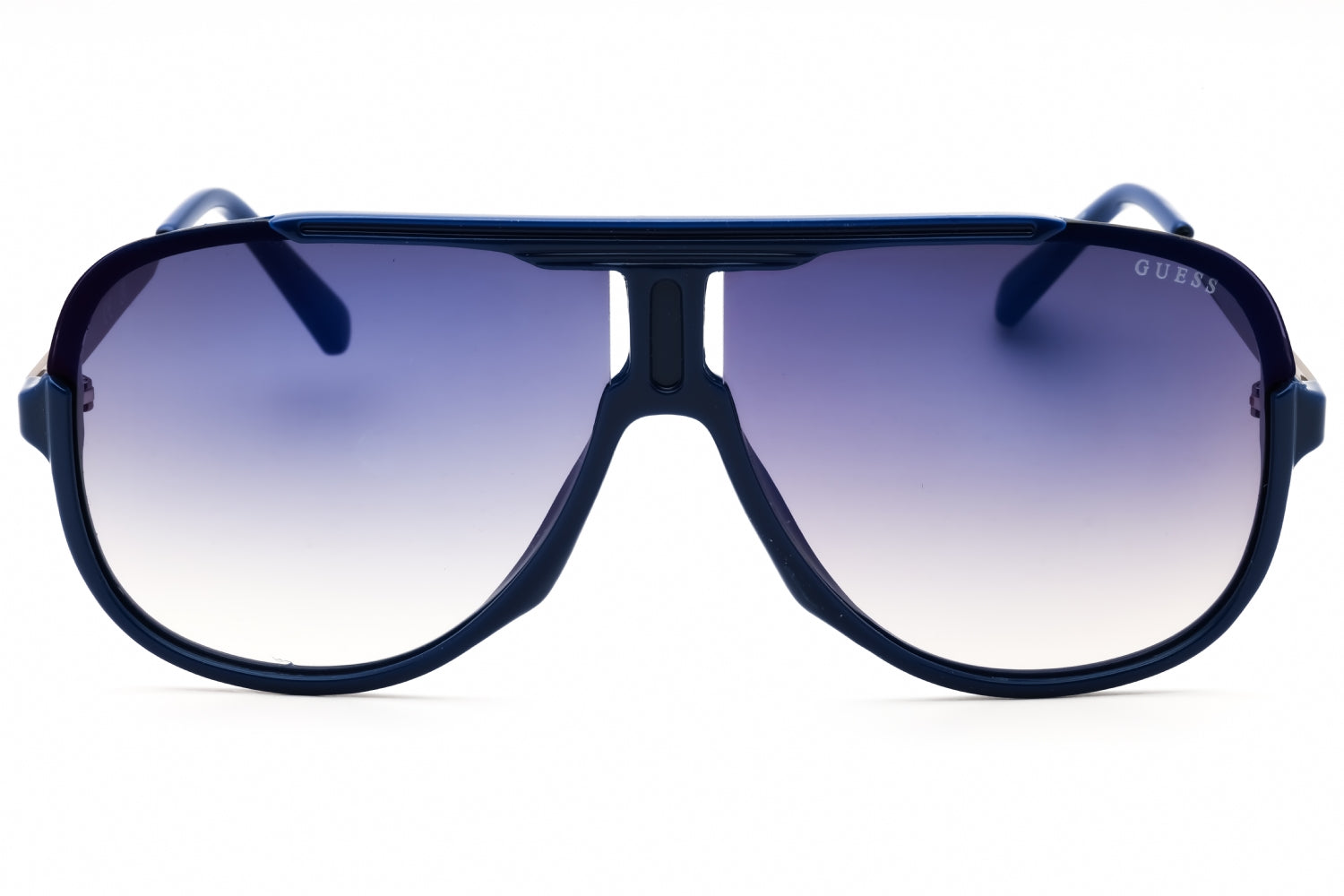 Guess Outlet GO00060 Gradient Lens Oversized Aviator Sunglasses — Blue, view 2