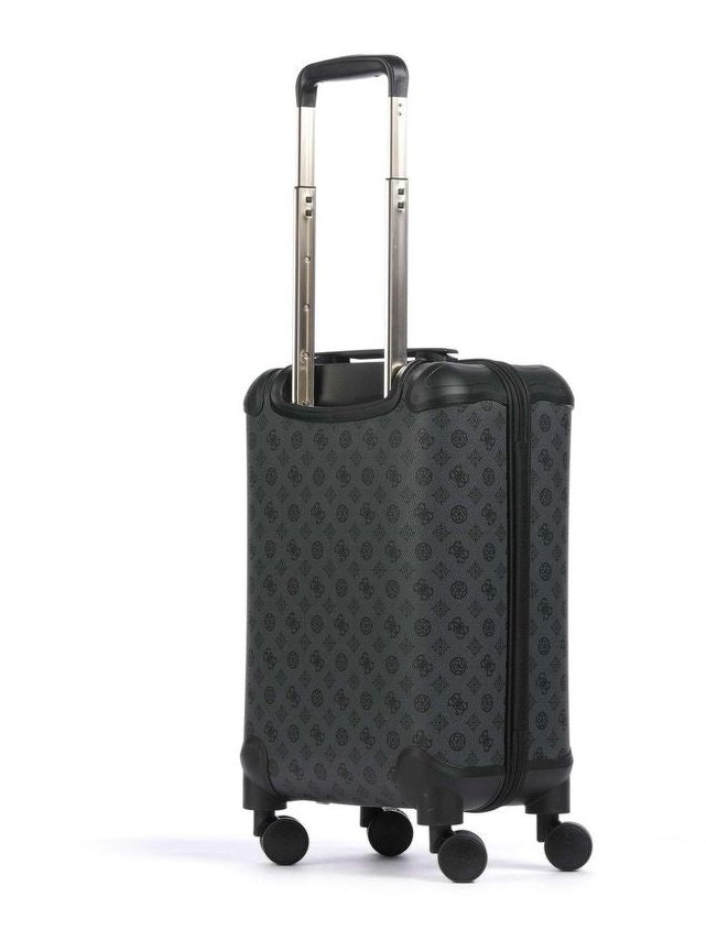 Guess Monogram Polyurethane Suitcase — Charcoal by Guess