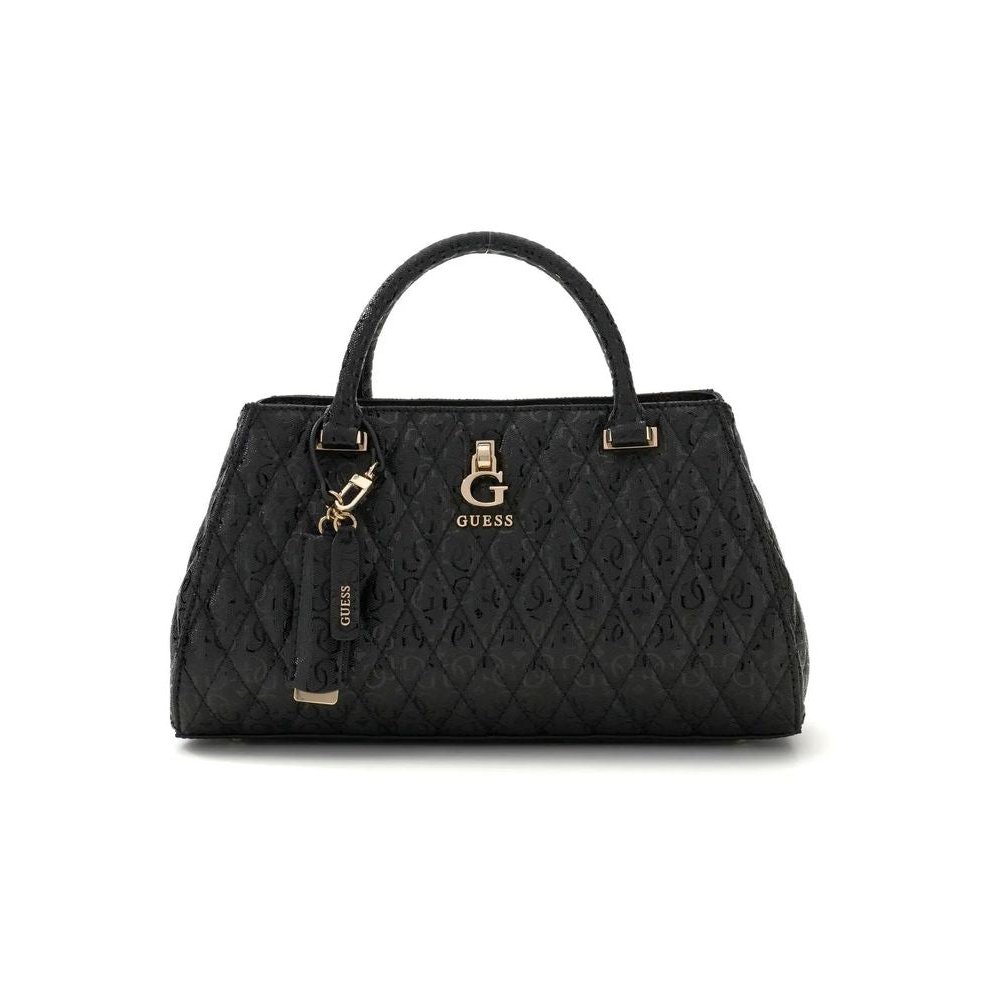 Guess Tamara Girlfriend Synthetic Satchel — Black by Guess