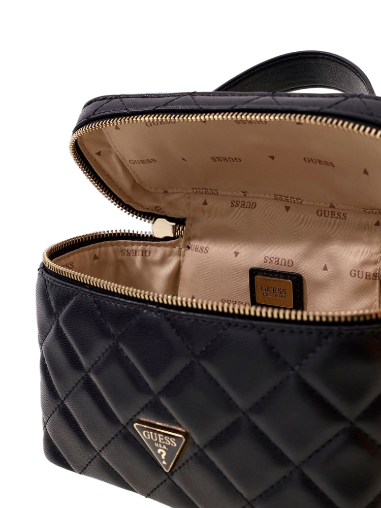 Guess Juliet Top Handle Bag — Black, view 3