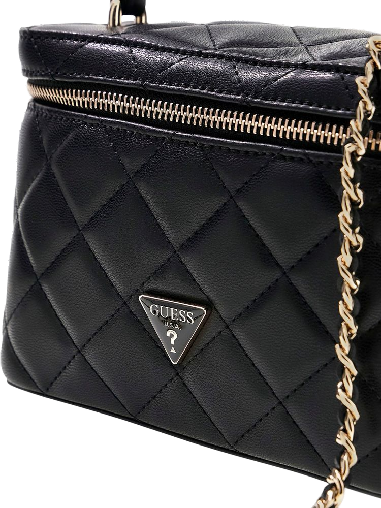 Guess Juliet Top Handle Bag — Black, view 5