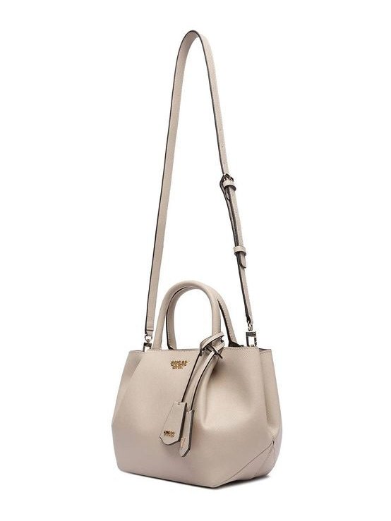 Guess Structured Polyurethane Tote Bag — Beige by Guess