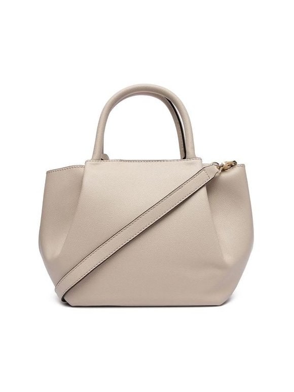 Guess Structured Polyurethane Tote Bag — Beige, view 3