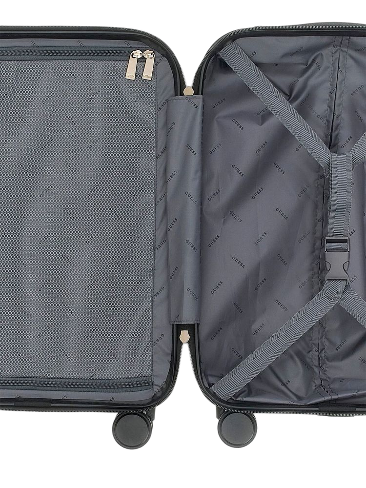Guess Bamboo Logo Travel Bag — Black, view 3