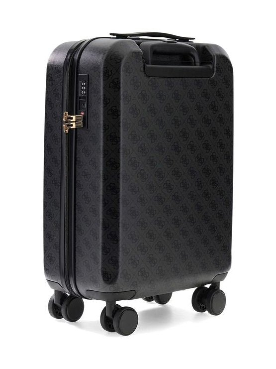 Guess Bamboo Logo Travel Bag — Black, view 4