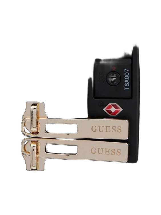 Guess Bamboo Logo Travel Bag — Black, view 5