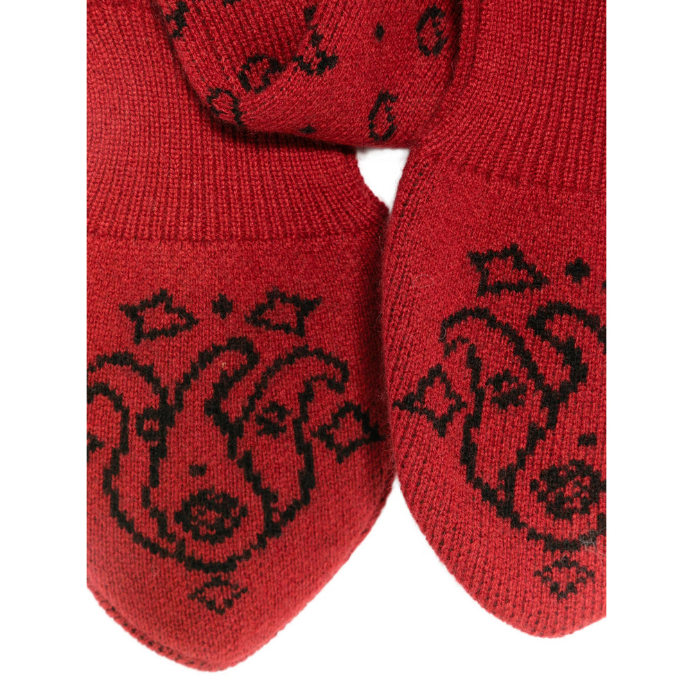 Guest In Residence Bandana Scarf — Red, view 3