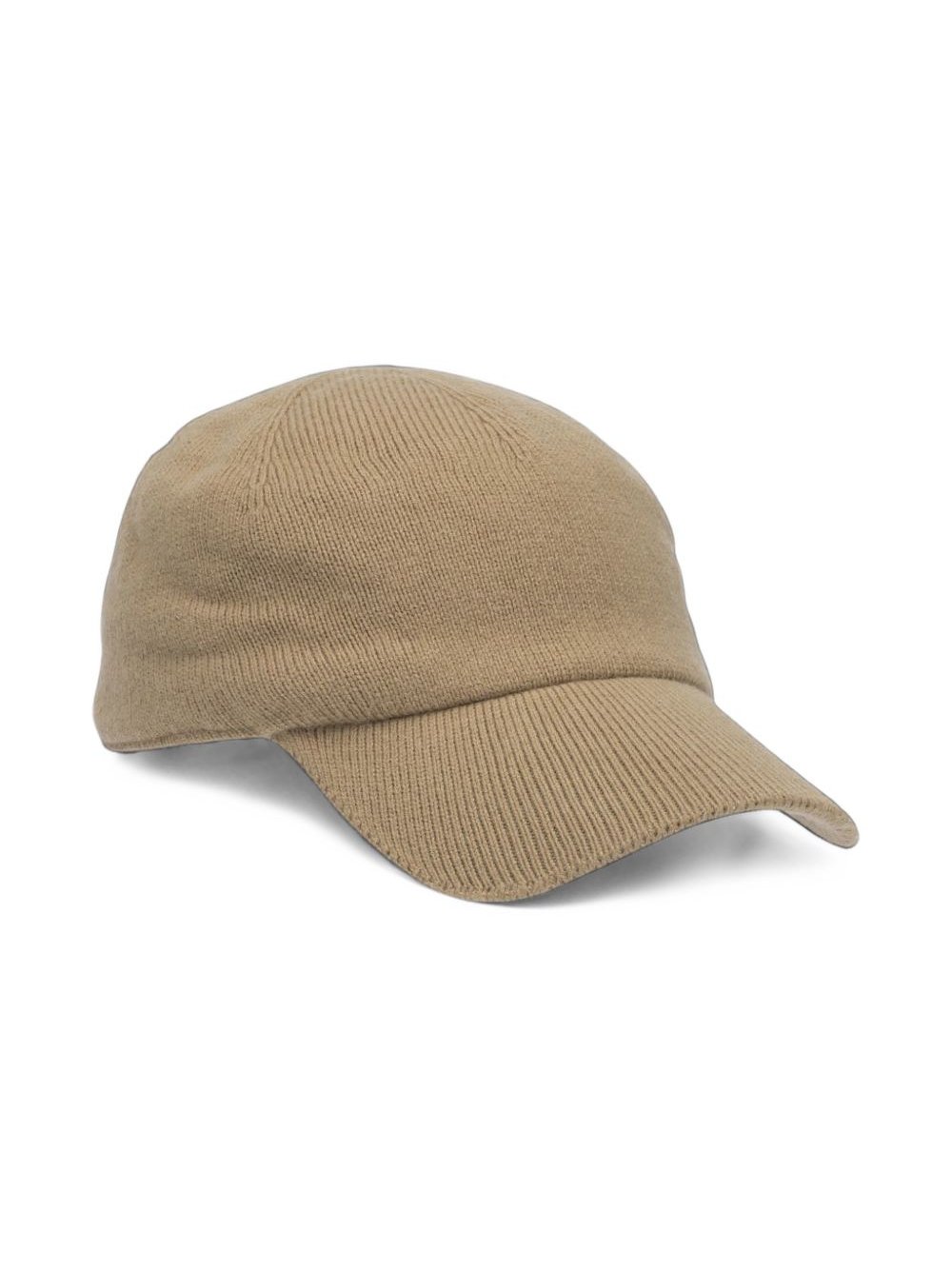 GUEST IN RESIDENCE Wool-Cashmere Knit Baseball Cap — Beige, view 2