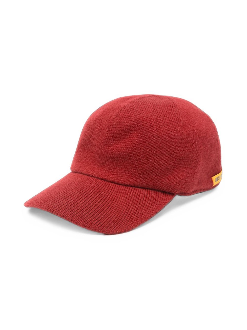 GUEST IN RESIDENCE Knit Wool Cashmere Baseball Cap — Red by Guest In Residence