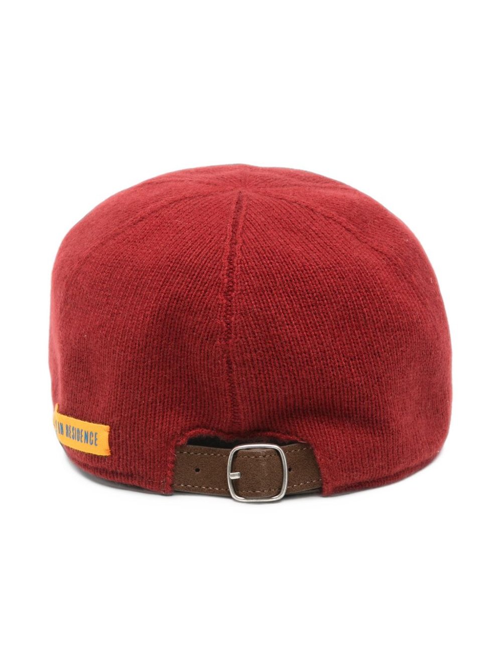 GUEST IN RESIDENCE Knit Wool Cashmere Baseball Cap — Red, view 2