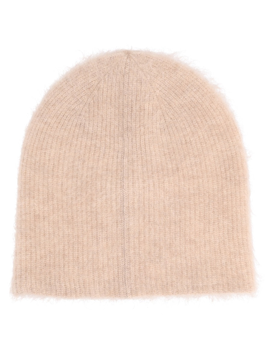 Guest In Residence Reversible Cashmere Beanie — Beige by Guest In Residence
