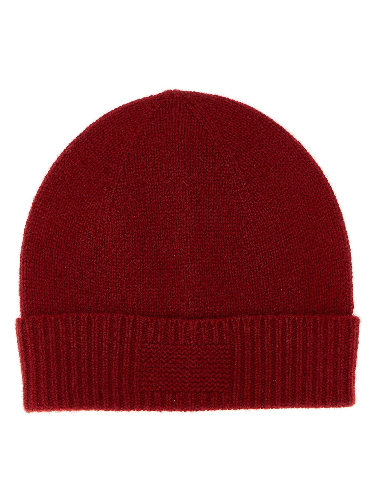 Guest In Residence Ribbed Cashmere Beanie — Red by Guest In Residence