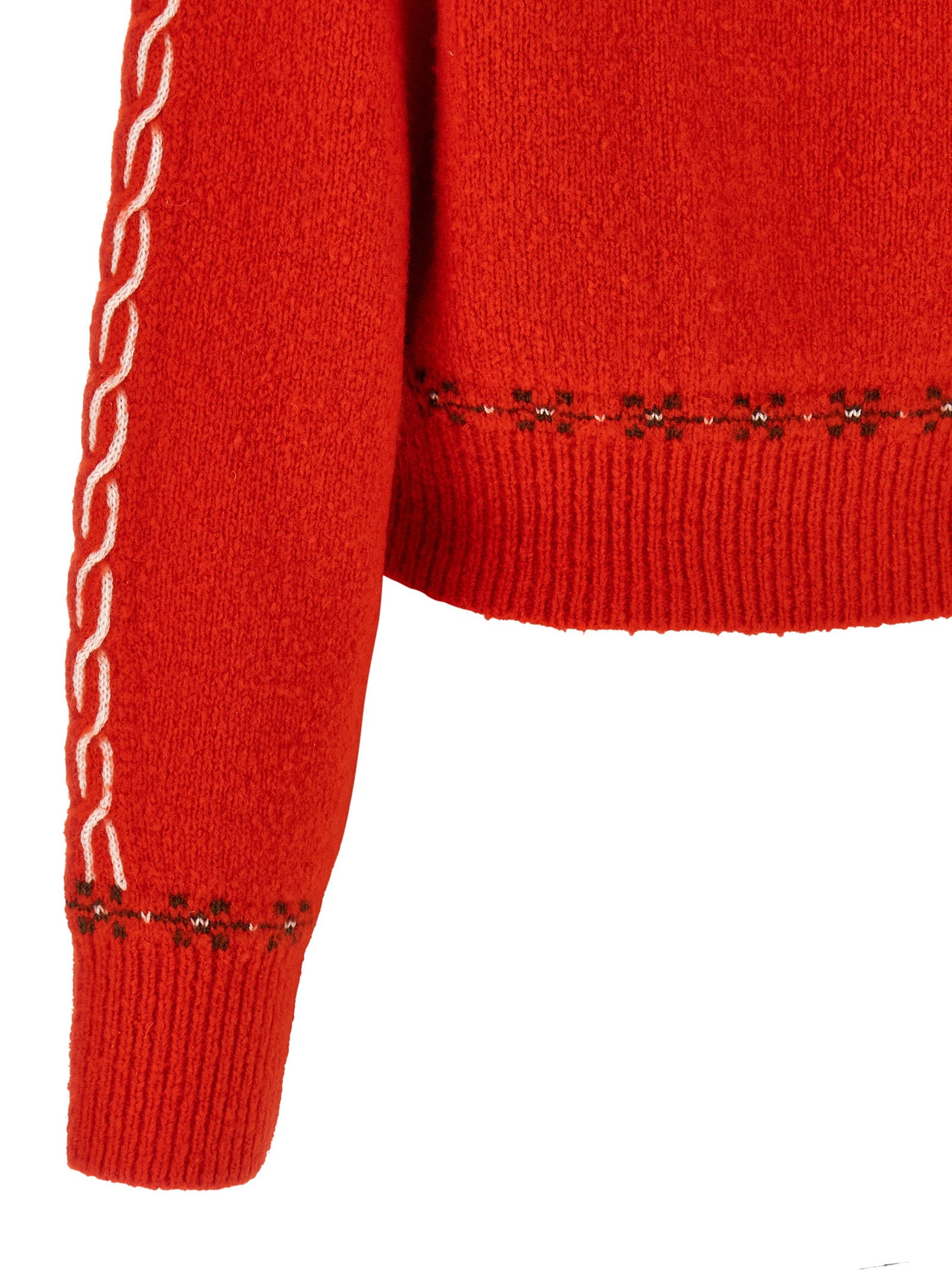 Guest In Residence Cardigan — Red, view 4