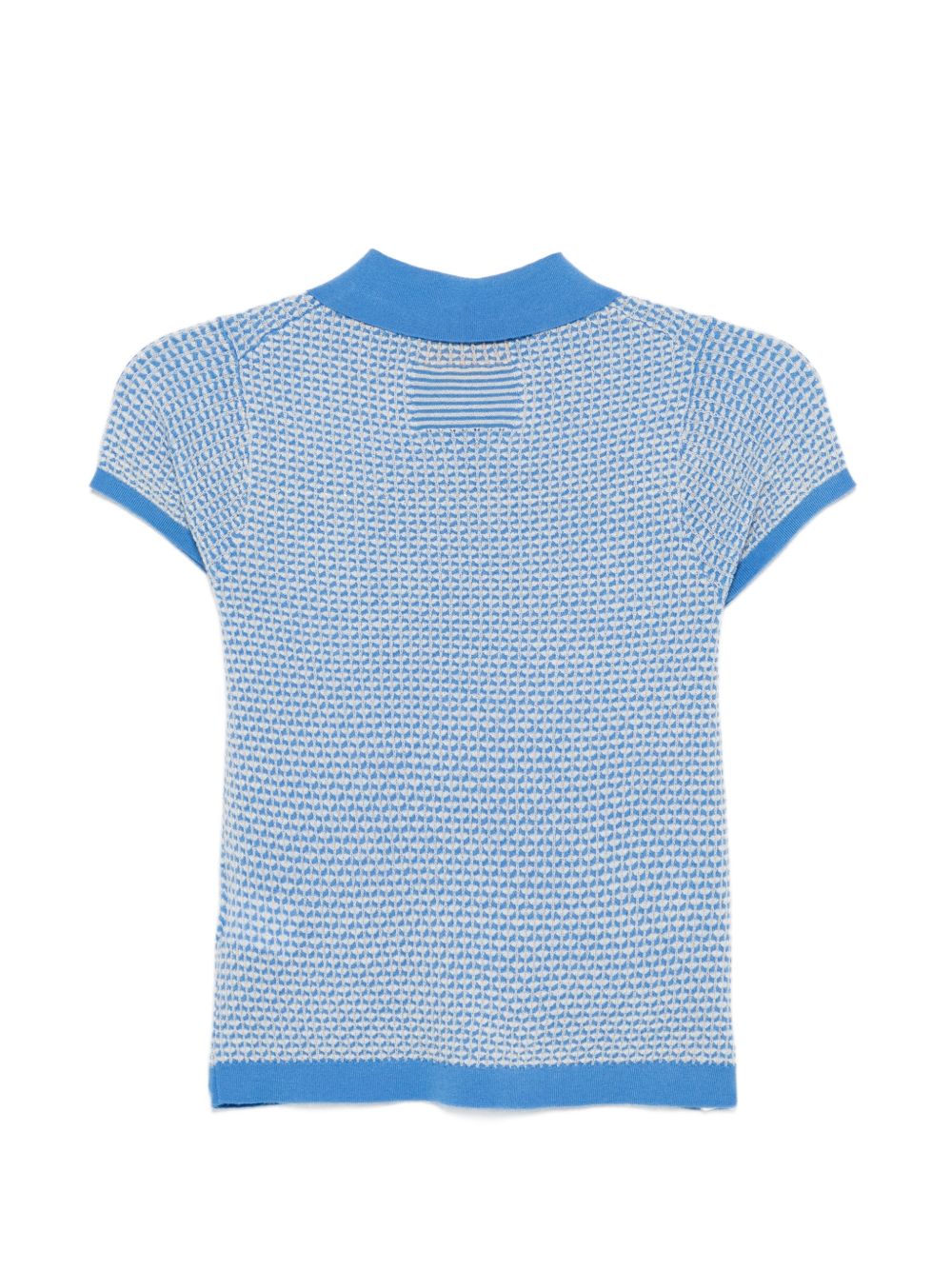 GUEST IN RESIDENCE Pique Cashmere Polo — blue, view 2