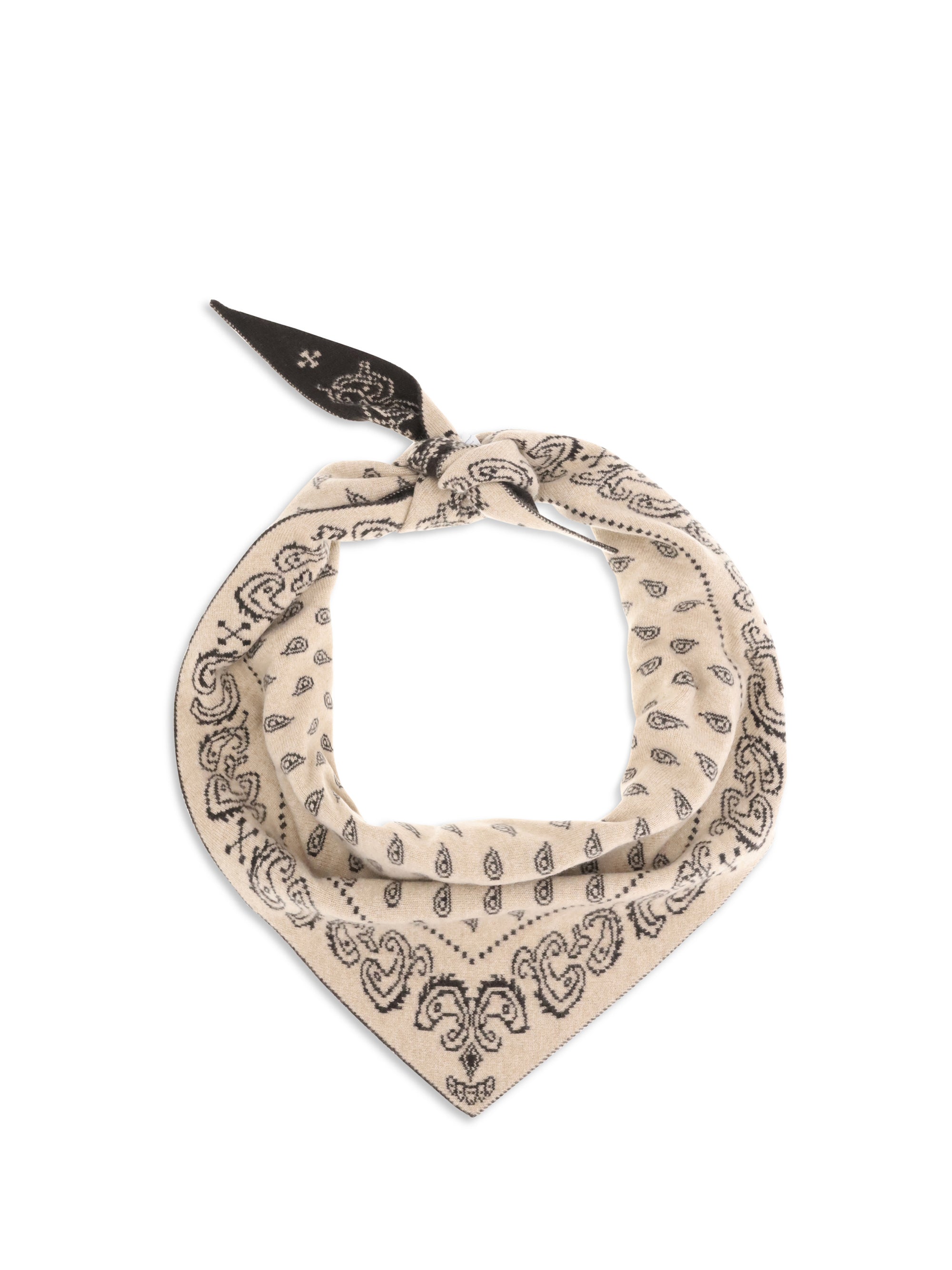 Guest In Residence Wild Rag Scarf — Black, view 2