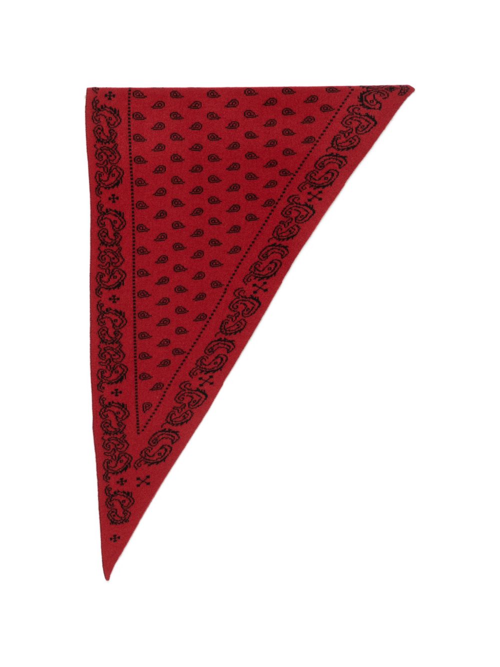 GUEST IN RESIDENCE Paisley Print Cashmere Scarf — Bordeaux by Guest In Residence