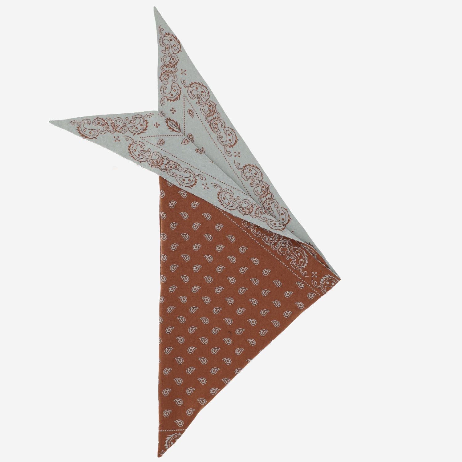 Guest In Residence Cotton-Silk Scarf — Brown, view 2