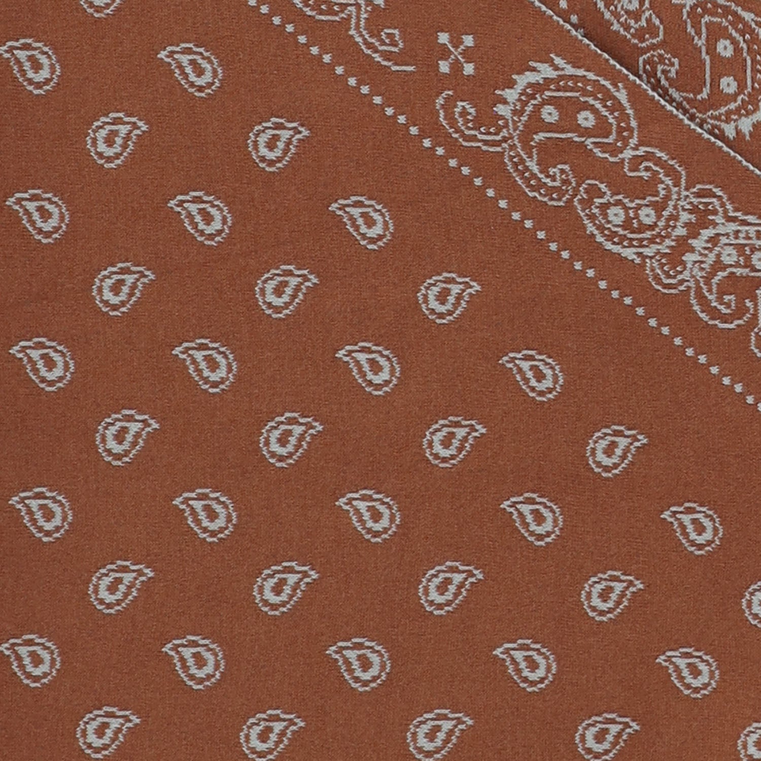 Guest In Residence Cotton-Silk Scarf — Brown, view 3