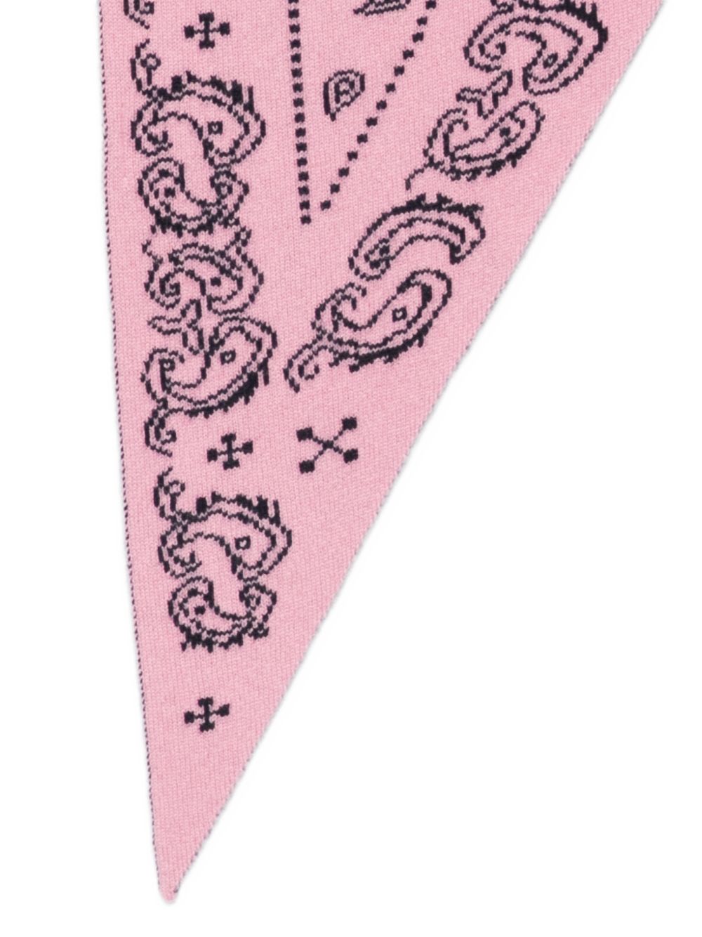 GUEST IN RESIDENCE Paisley Print Cashmere Scarf — Pink, view 3