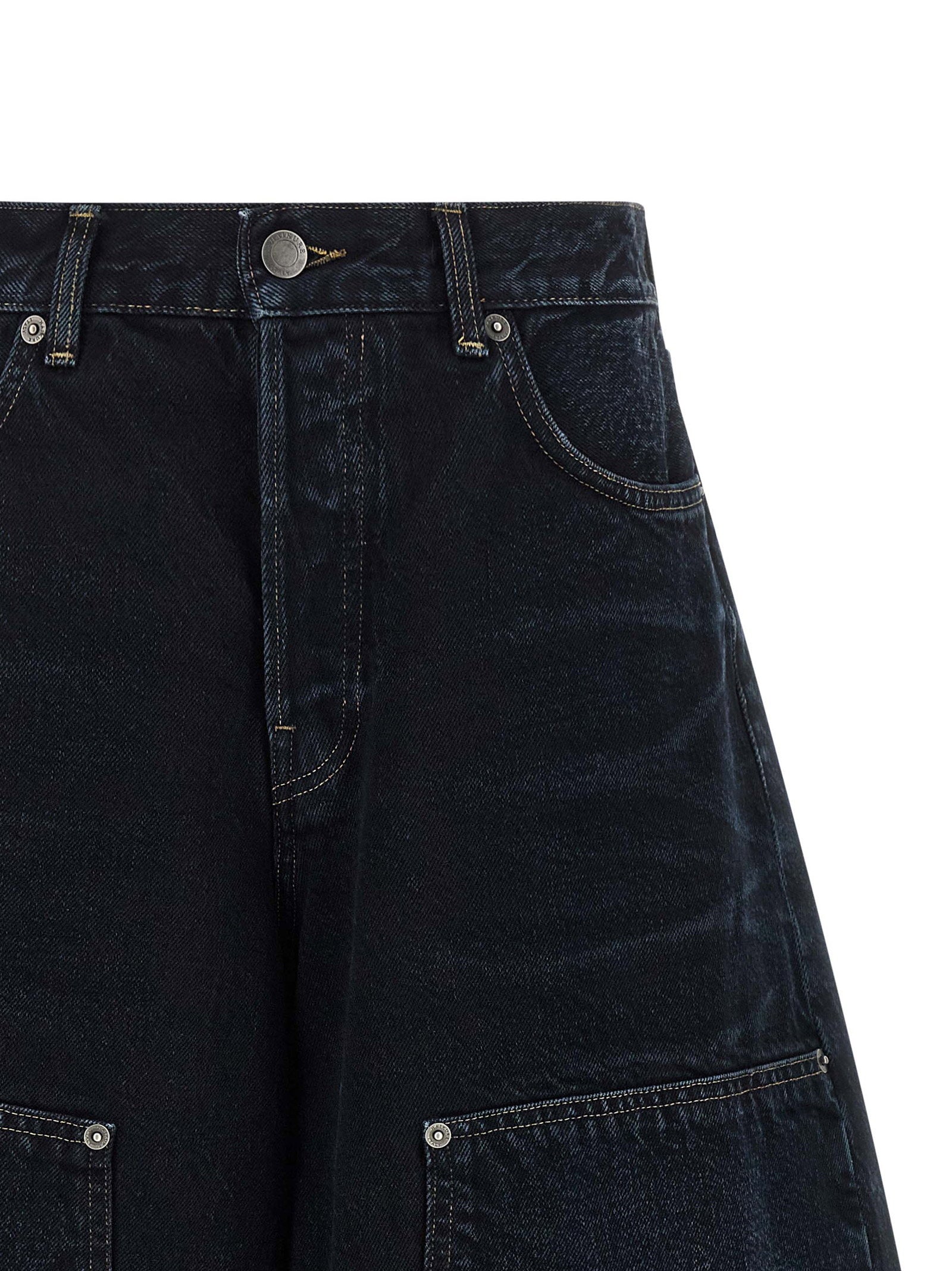 Haikure Bermudas — Indigo, view 3