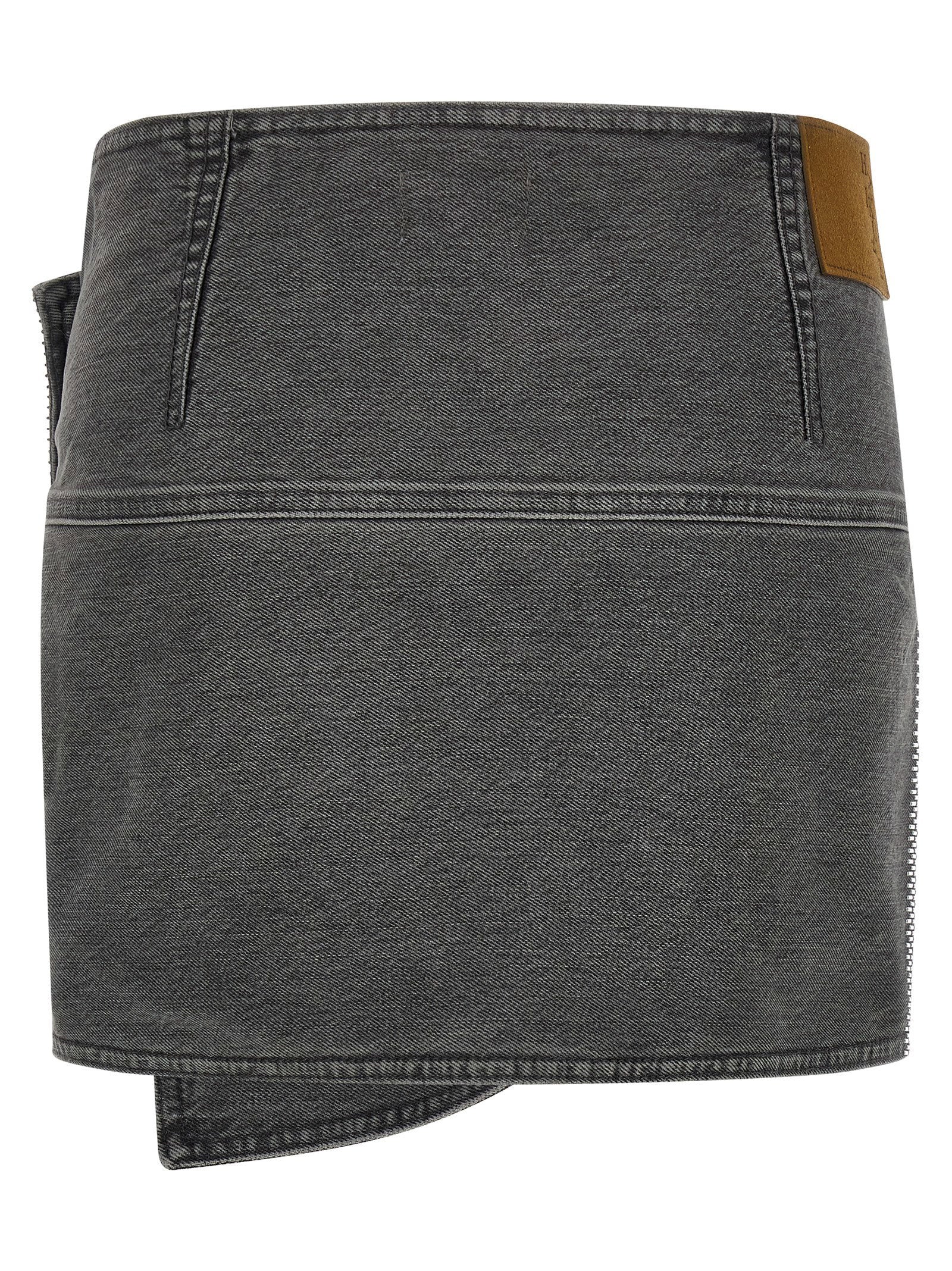 Haikure May Denim Shorts — Black, view 2