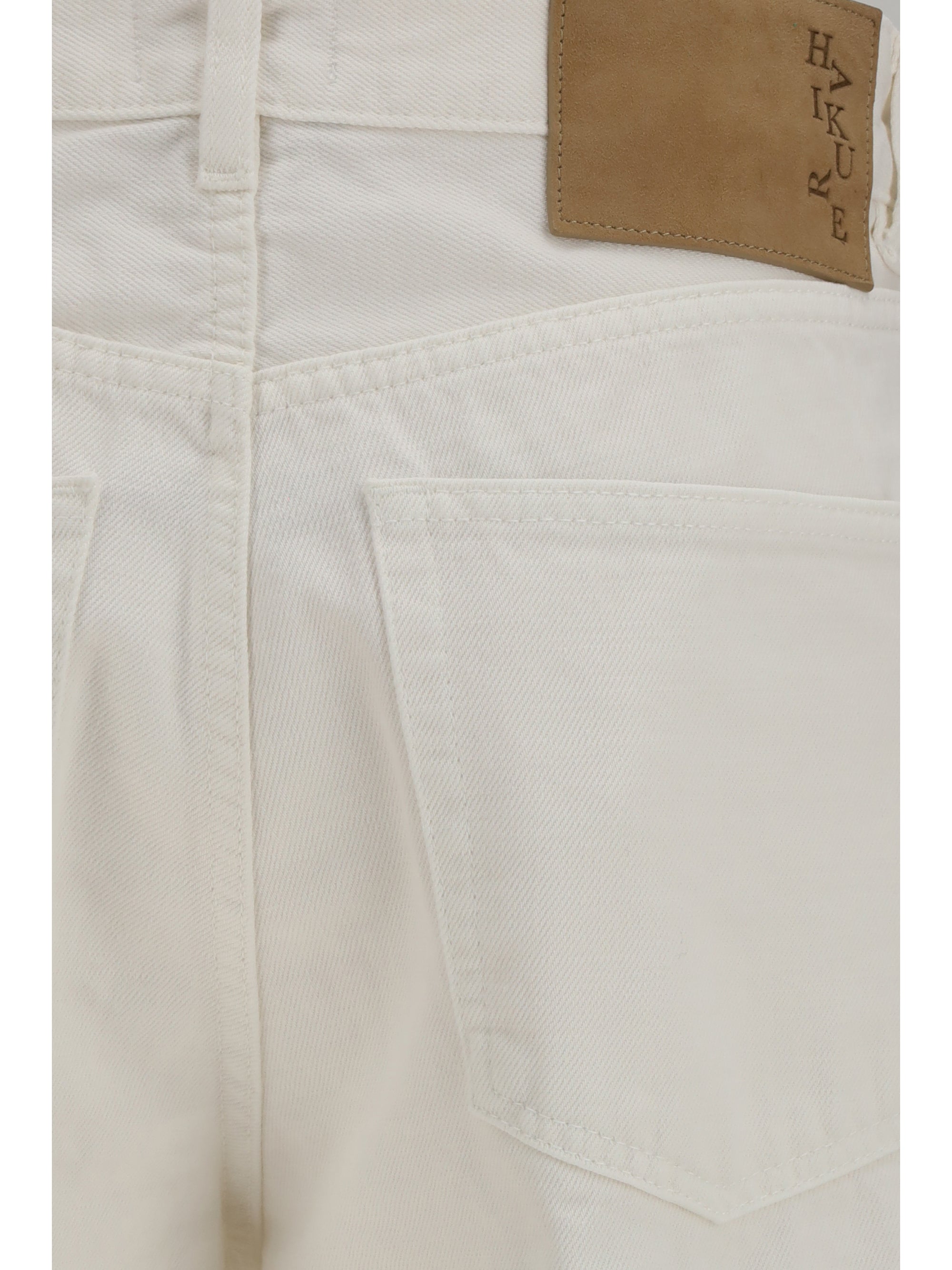 Haikure Betty Bull Jeans — White, view 3
