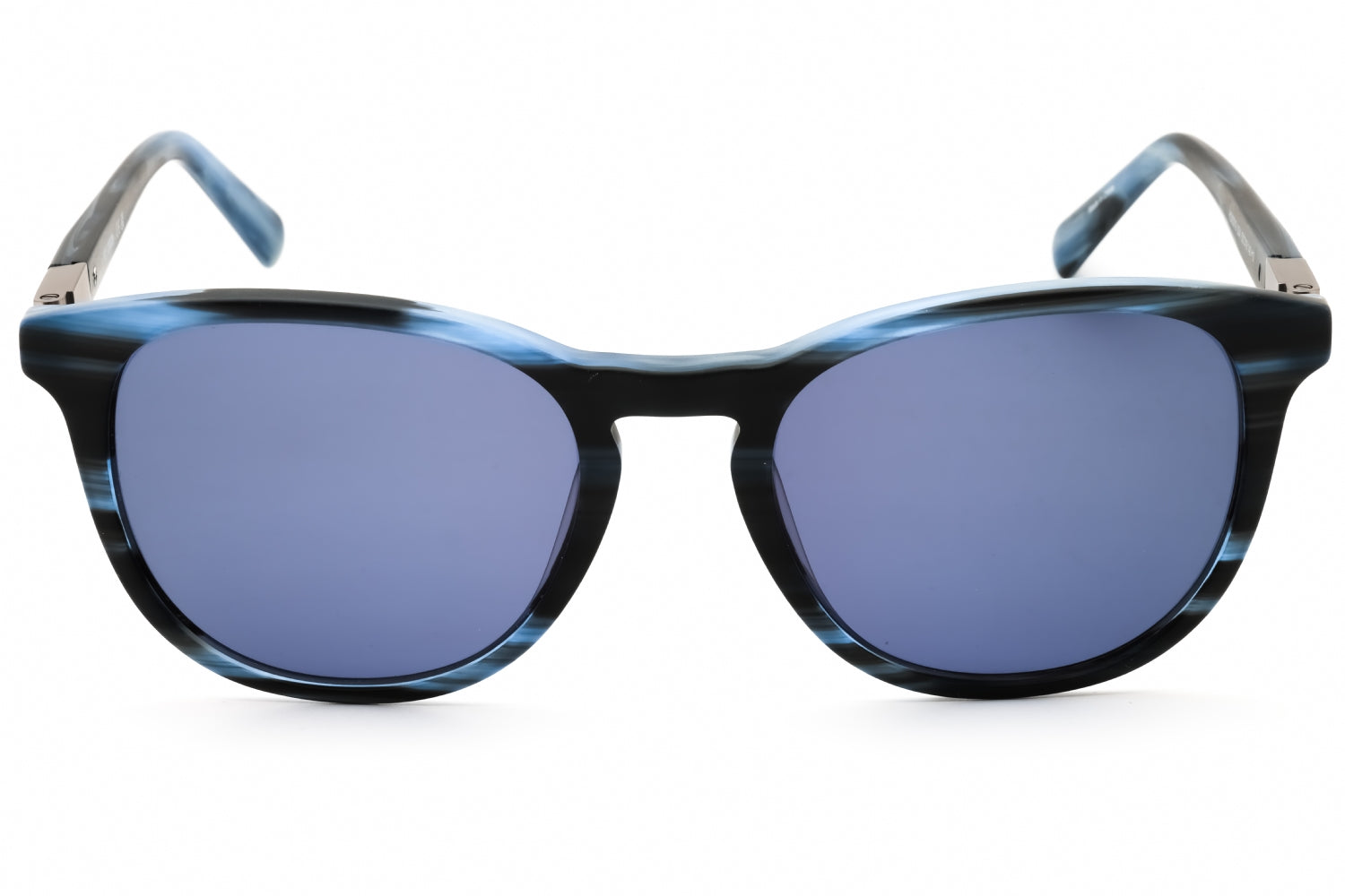 Harley Davidson HD00019 Round Acetate Sunglasses — Blue, view 2