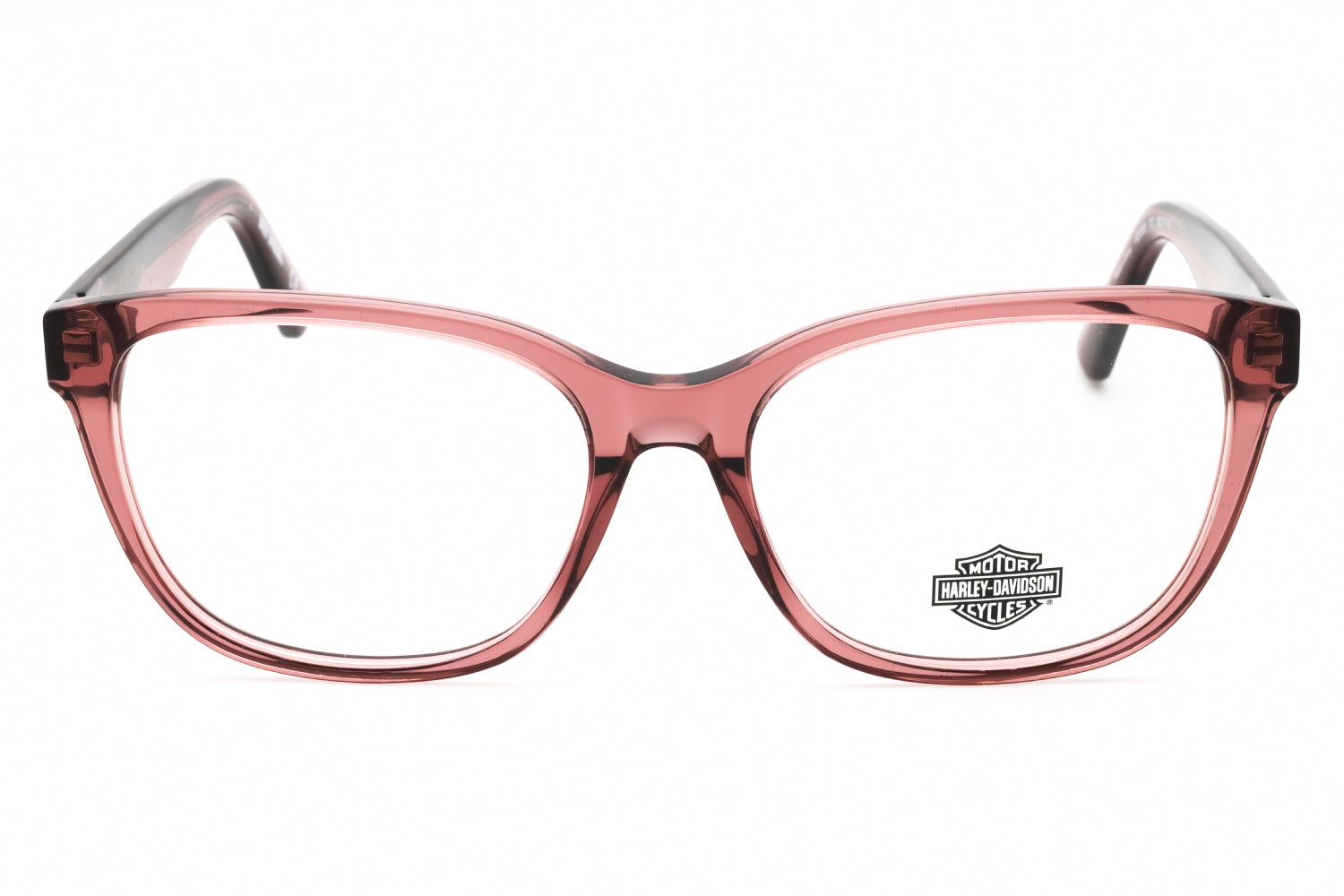 Harley Davidson HD0568 Rectangular Acetate Eyeglasses — Pink, view 2