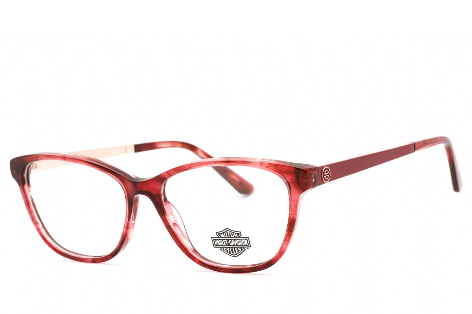Harley Davidson HD0571 Acetate Frame Eyeglasses — Bordeaux by Harley Davidson