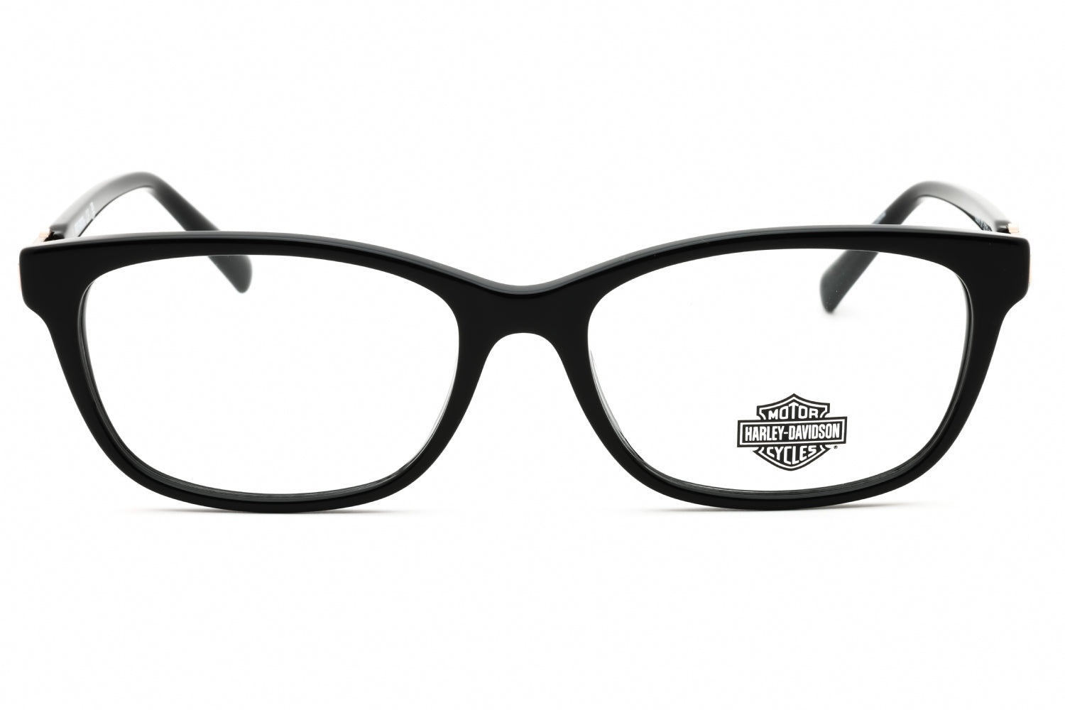 Harley Davidson HD0578 Rectangular Acetate Eyeglasses — Black, view 2